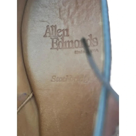 Allen Edmonds Stockbridge Calfskin Full Cut Leather Oxford Shoes Size 10 - Picture 9 of 9